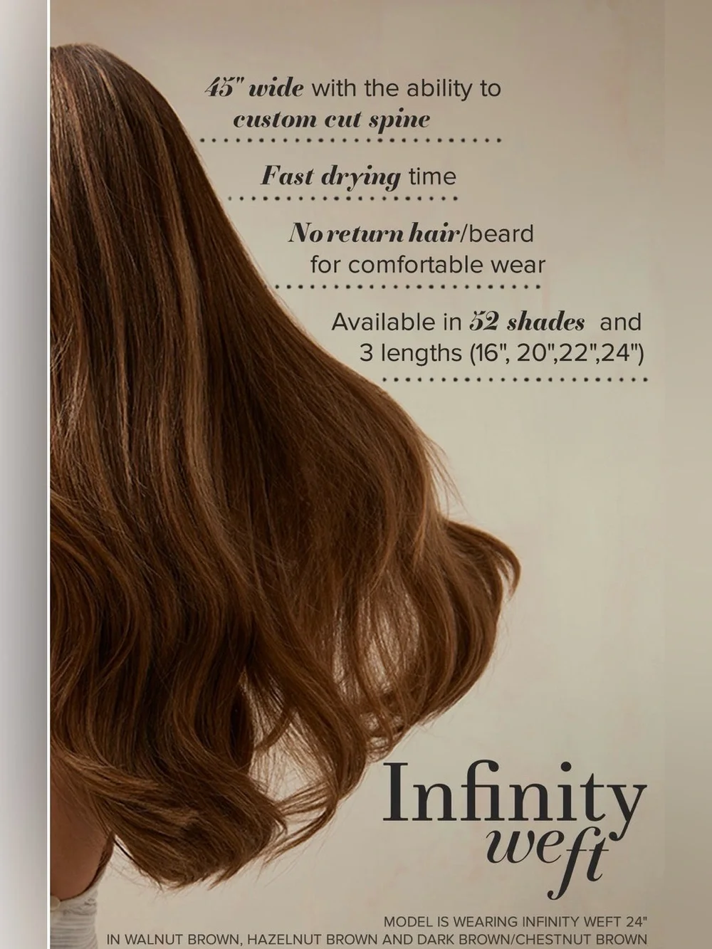 BELLAMI Hair Extension Butter Blonde Genius infinity weft Extensions 20” 1016/60